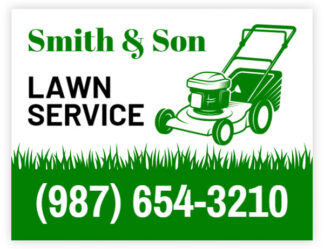 Truck Magnet for Lawn Services