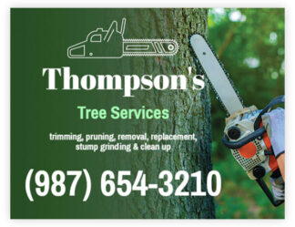 Truck Magnet for Tree Cutting Service
